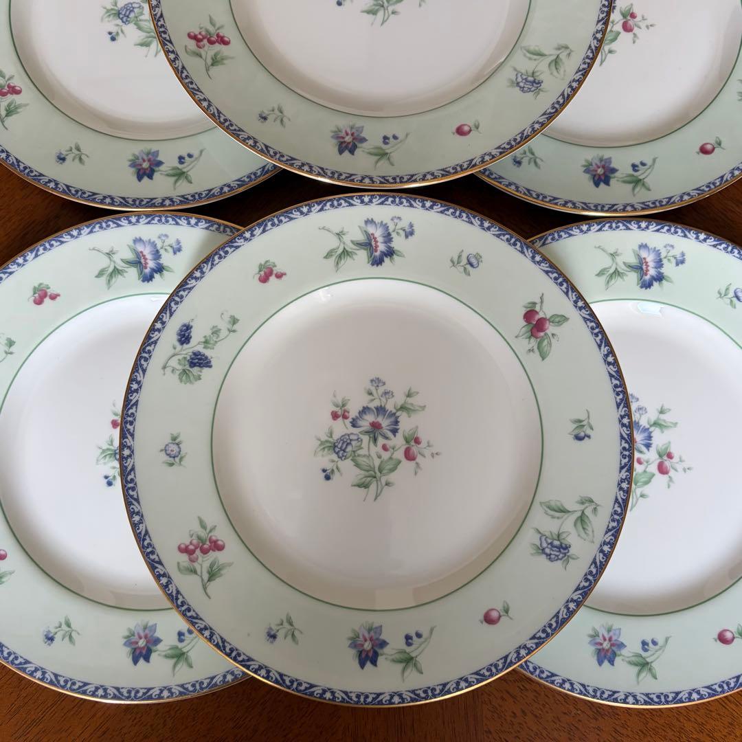 【美品】英国製　ウェッジウッド★メドウフィールド★ケーキ皿　4枚