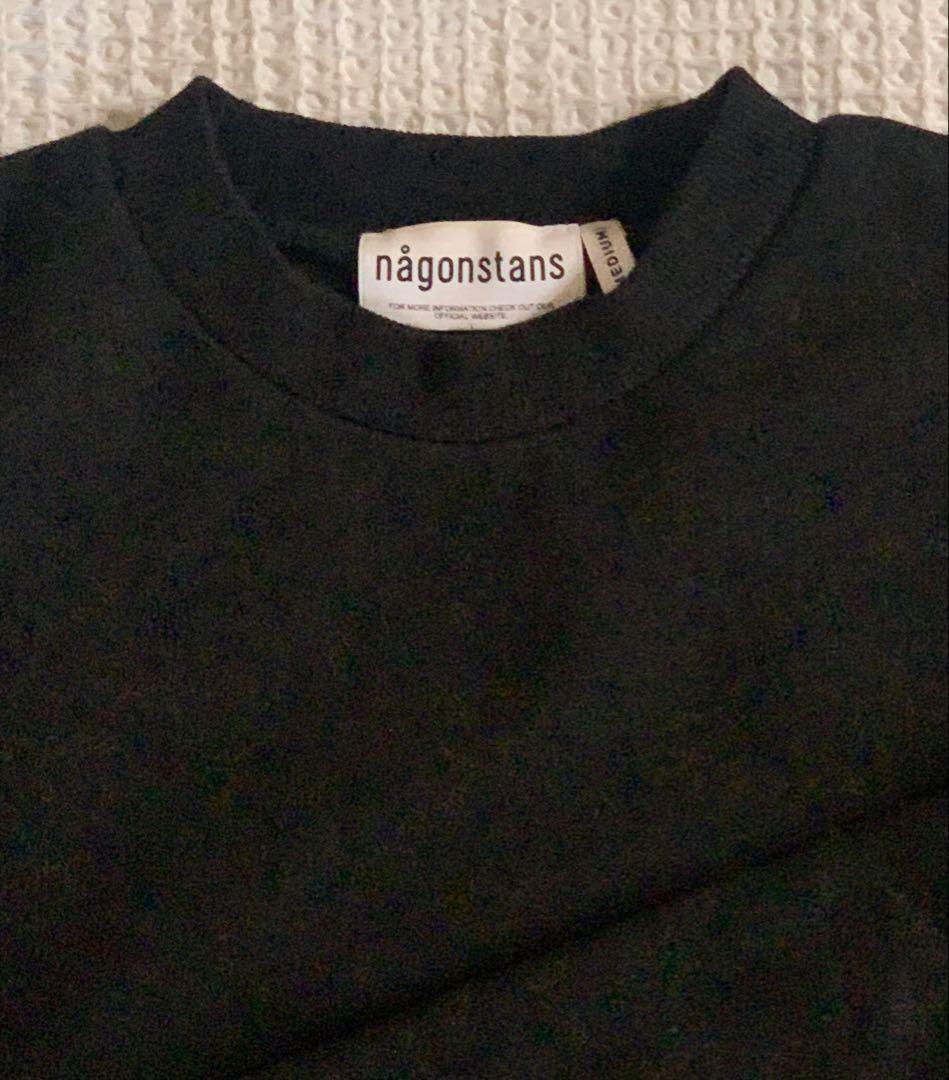 nägonstans ブラック スウェット