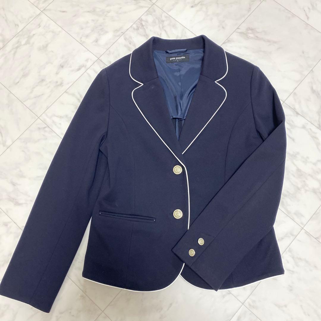 美品✨ポンポネット×イーストボーイ　160 ジャケットスカートセットアップ　卒服