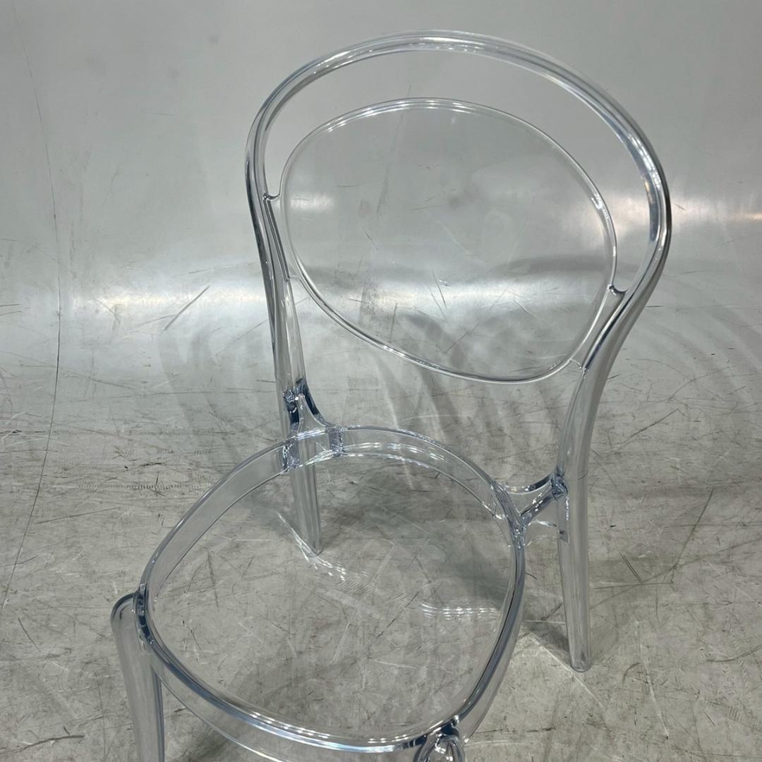 Calligaris カリガリス パリジェンヌ ダイニングチェア クリア 透明