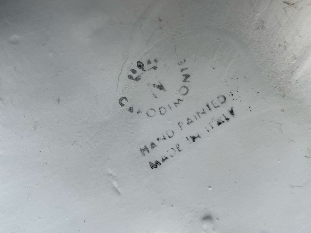 大人気　CAPODIMONTE イタリア製 陶器 花瓶➕フラワースタンド