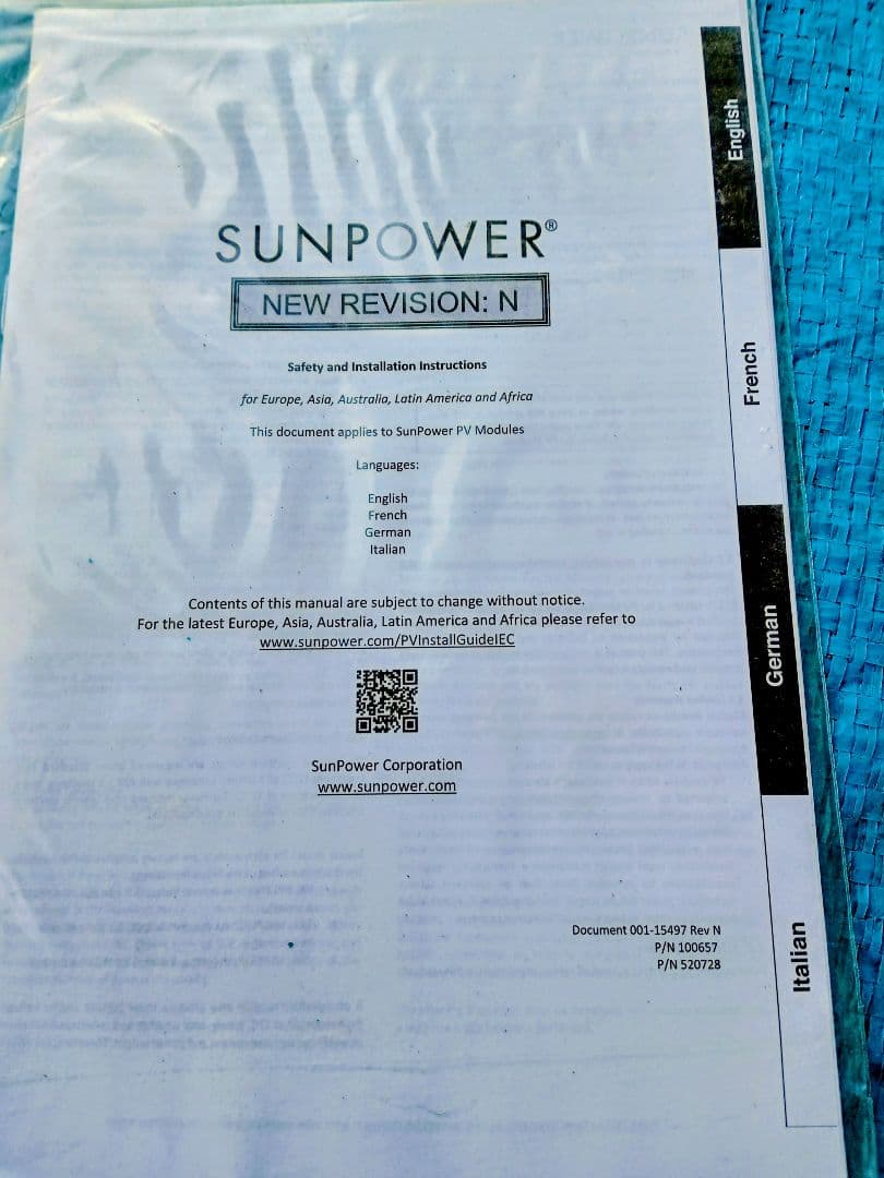 サンパワー 世界最高変換効率を実現した250Ｗのモジュールを採用したシステム