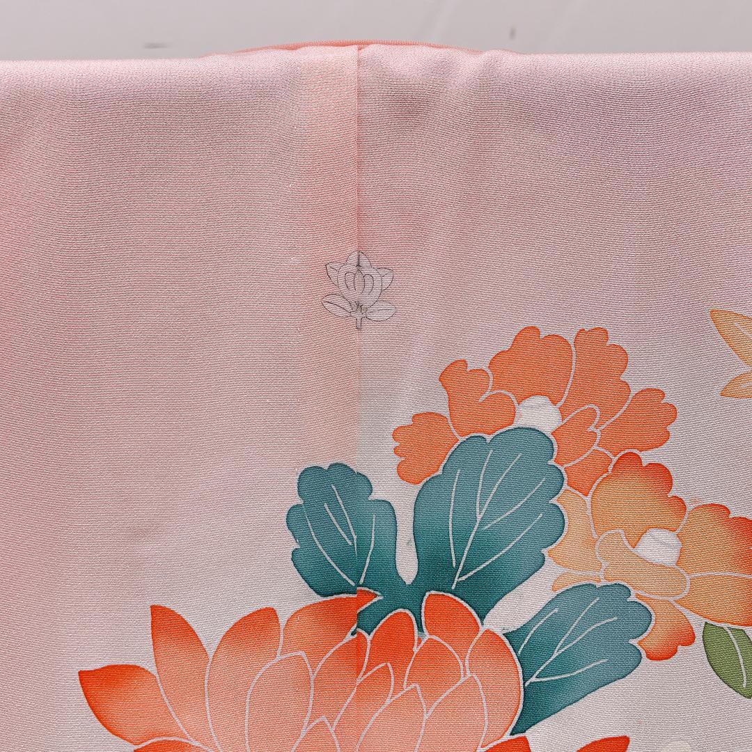 ★4025★ 子供着物 七五三 女の子 四つ身 単品 単衣仕立て