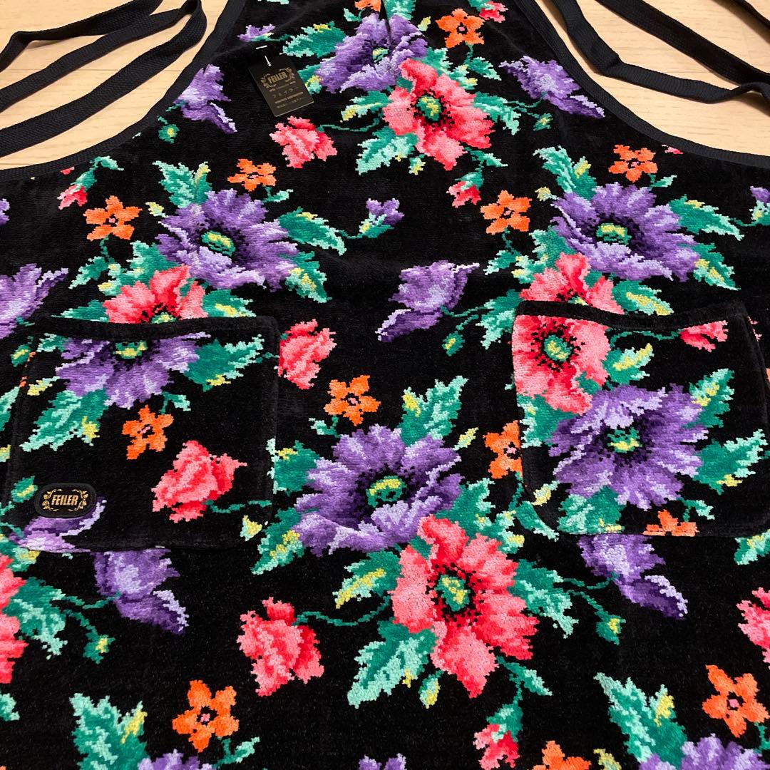 FEILER フェイラー シュニール織 エプロン ポピーズ