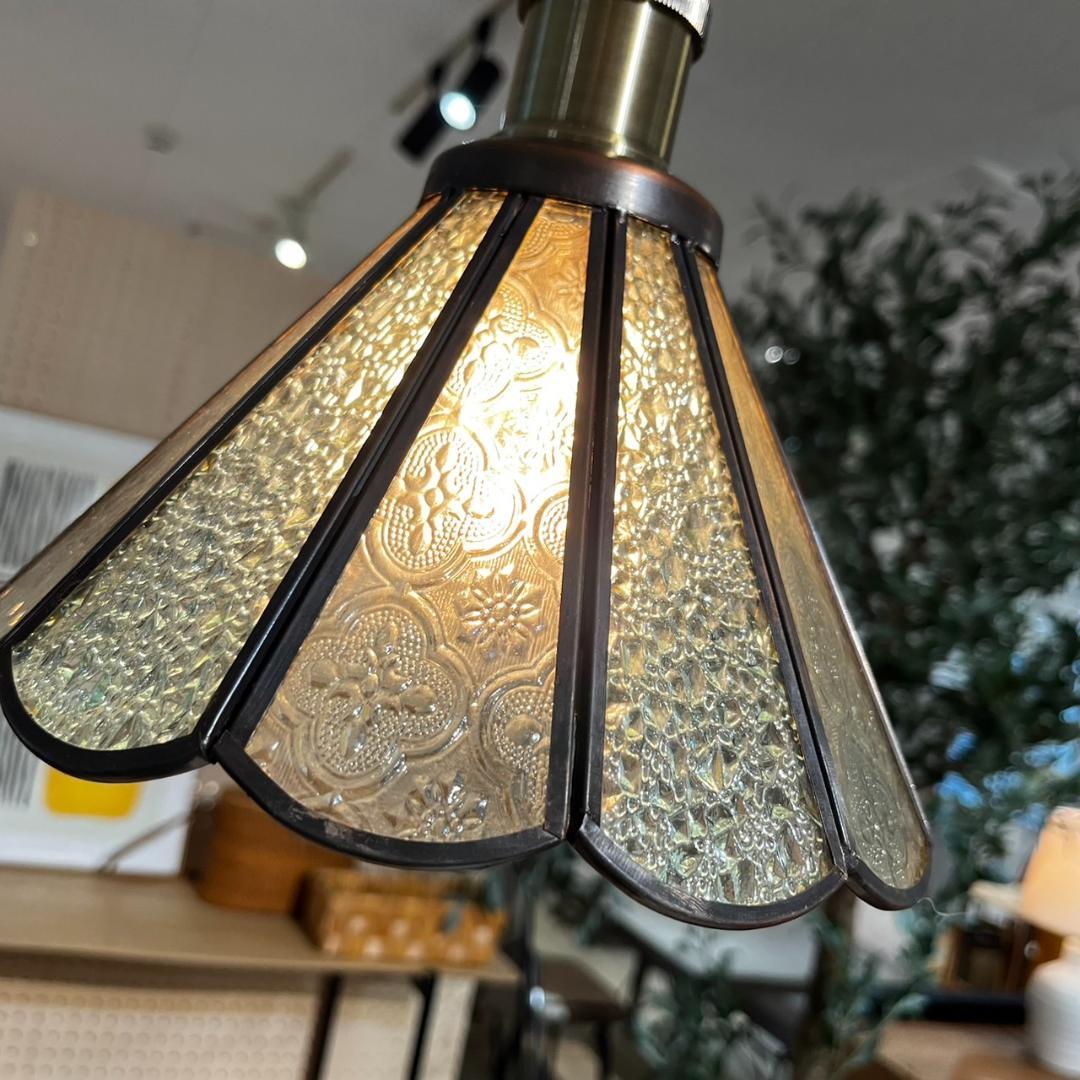 ステンドグラス ライト レトロ 照明 スチール製 LHT-311 N01