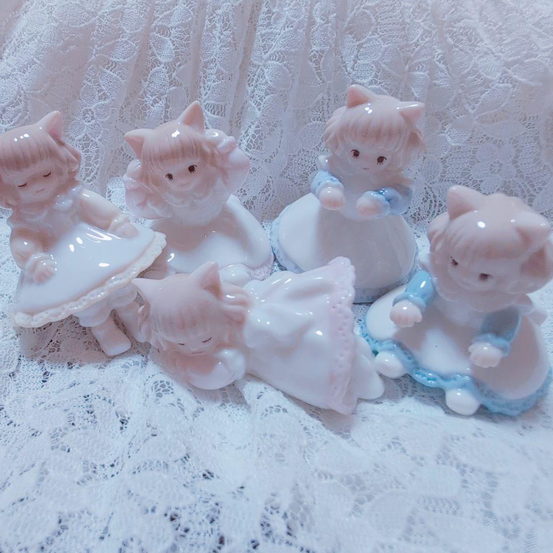 大島弓子　綿の国星　チビ猫　陶器製　タカラトミー　白泉社　かわいい