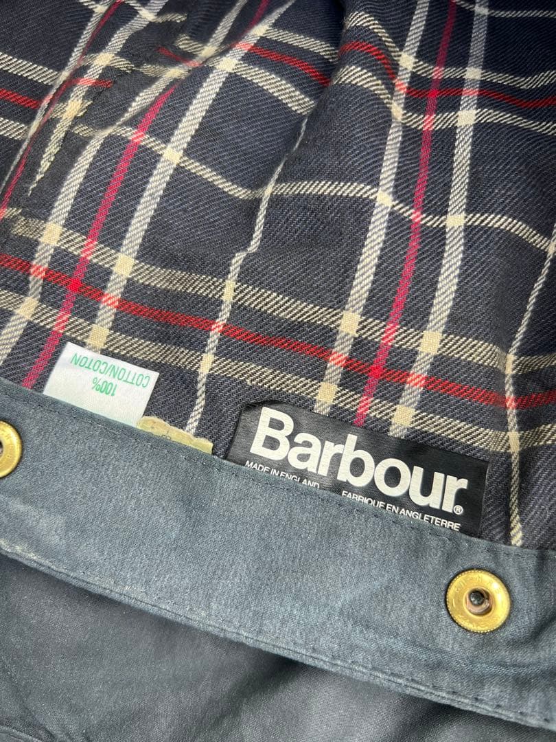 80s BARBOUR BEDALEバブアービデイル 4フラップc46フード付き