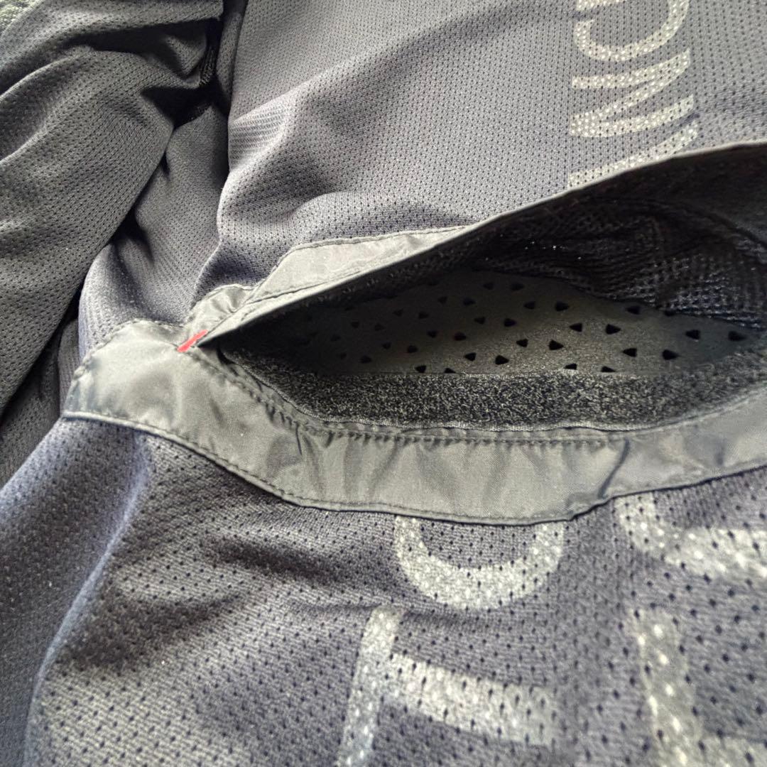 KUSHITANI 背中 肩 肘 プロテクターフルメッシュパーカージャケット