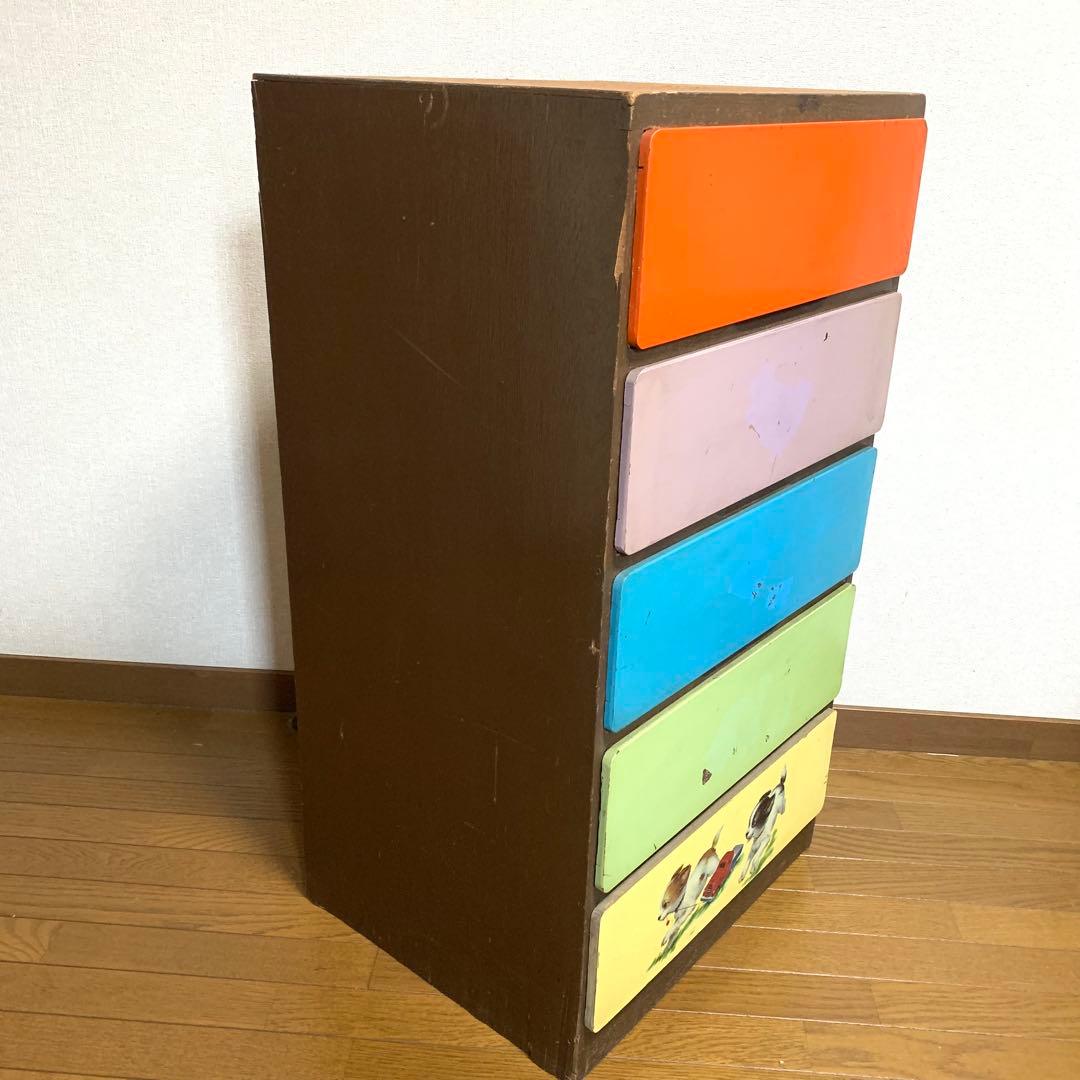 レトロ　ヴィンテージ　昭和　ベビータンス　子供用箪笥