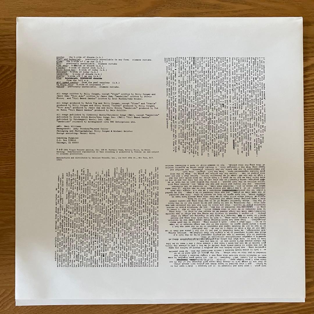 Smashing Pumpkins Pisces Iscariot LP 初回盤