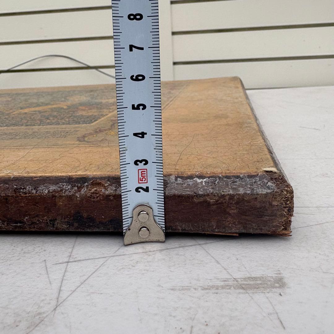 ビンテージ木製　壁掛け　絵画　ウォールデコ　ワールドビンテージ