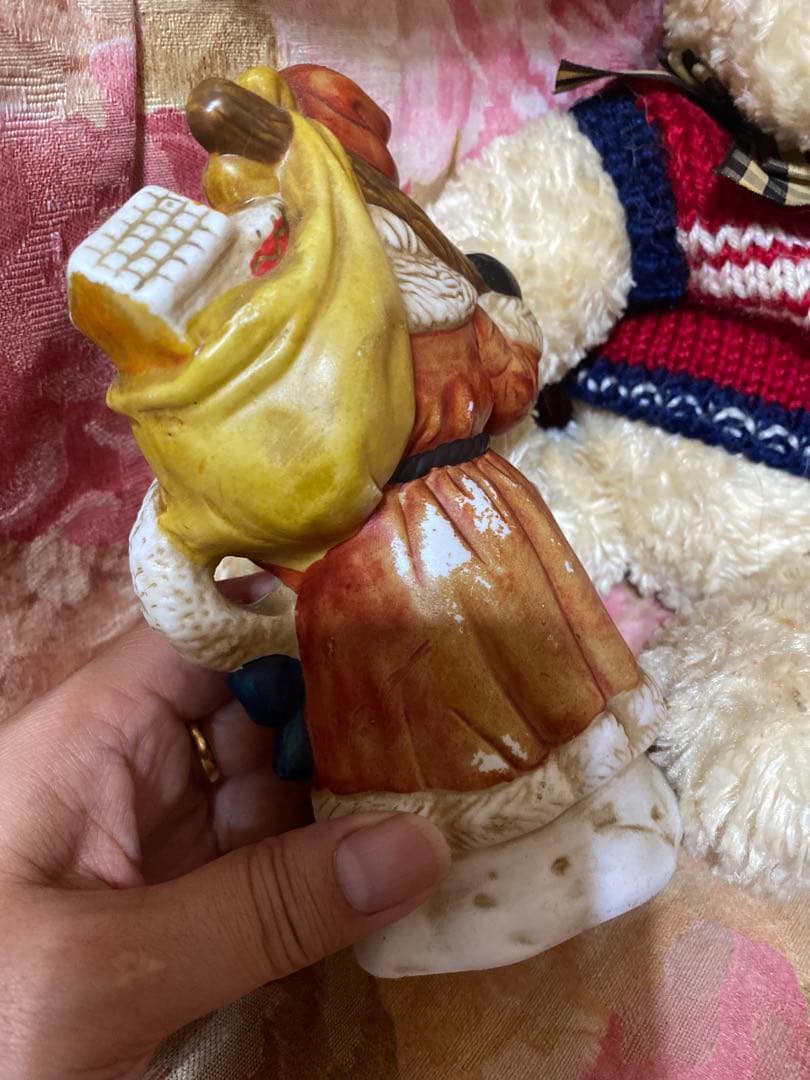 サンタクロース ヴィンテージビスク°・*:.。.☆♥️♥️♥️♥️ 陶器製