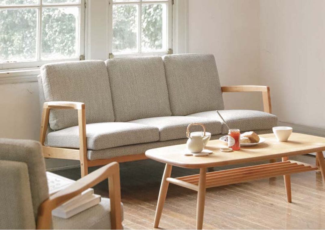 1人掛けソファ　モモナチュラル