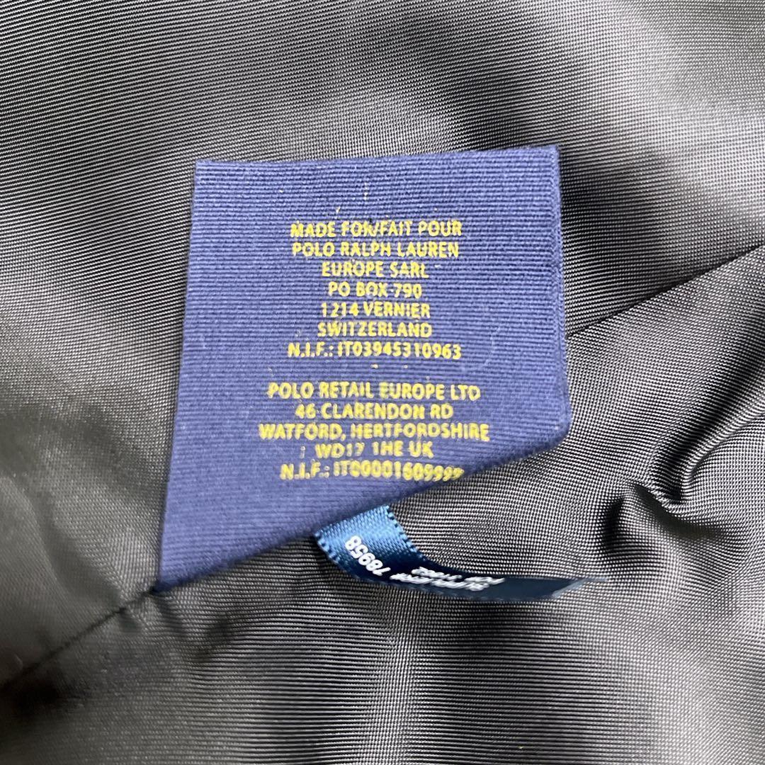 ラルフローレン ツイードジャケット ウール　ヘリンボーン フリル 襟裏柄 XL