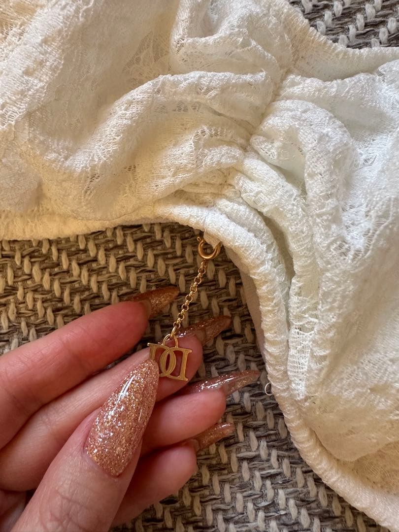 Darich ホワイトオフショルダーセパレート水着