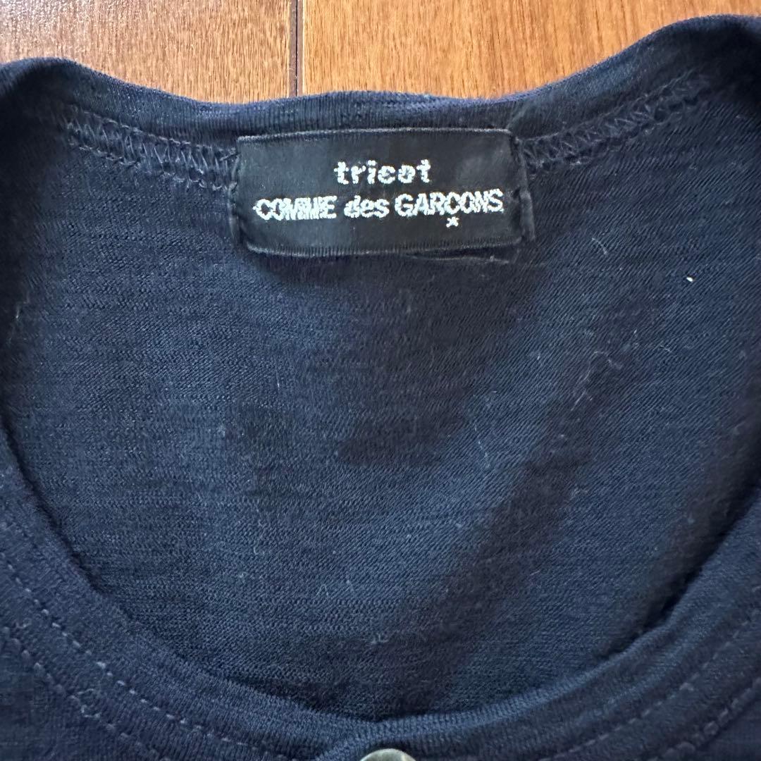 2000ss COMME des GARÇONS切り替えニットカーディガン