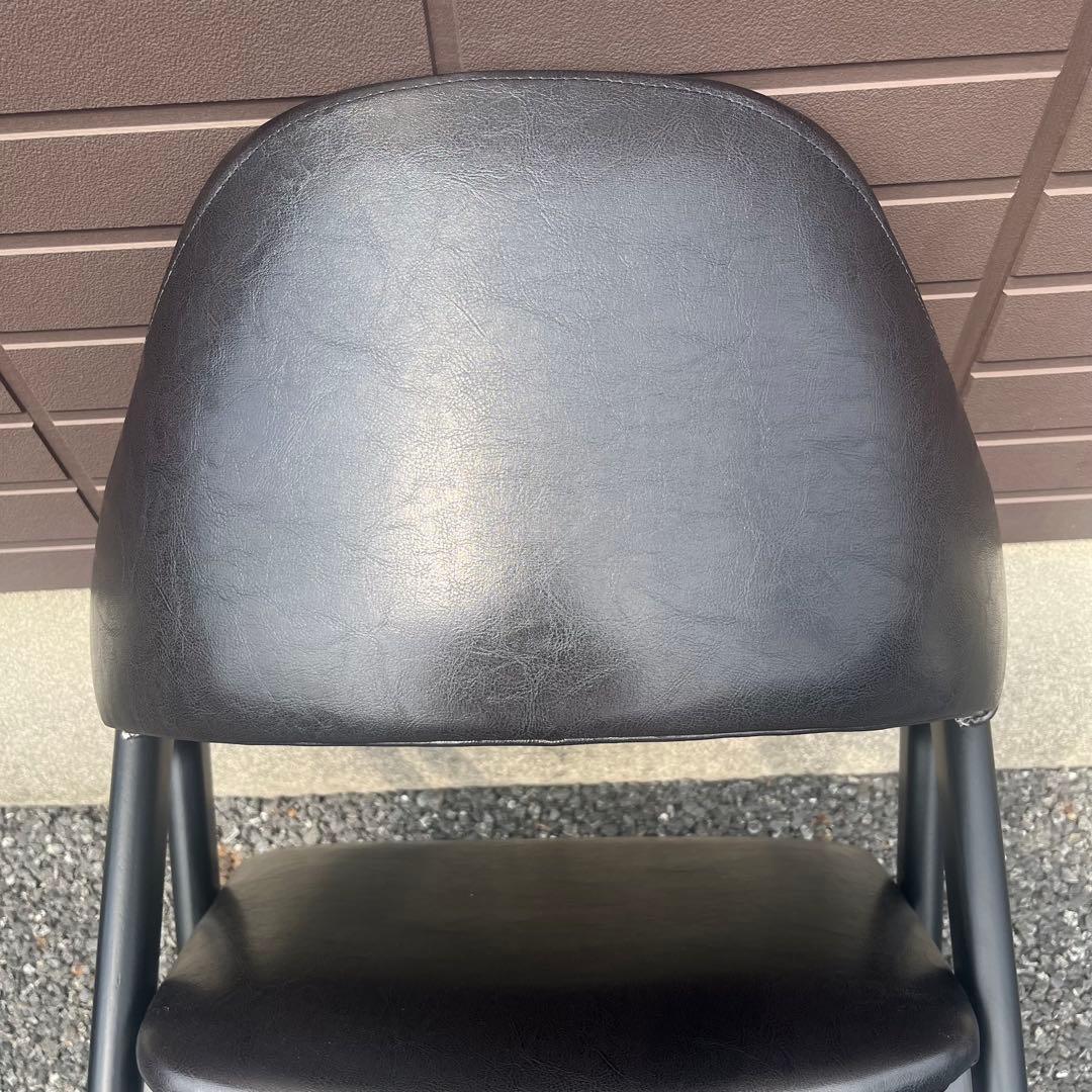 ダイニングチェア 椅子 一脚 ブラス 木製脚 ブラック