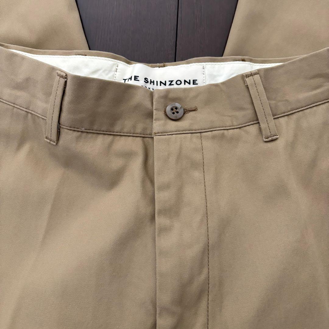 【新品】THE SHINZONE シンゾーン ウォッシュドハイウエストチノパンツ