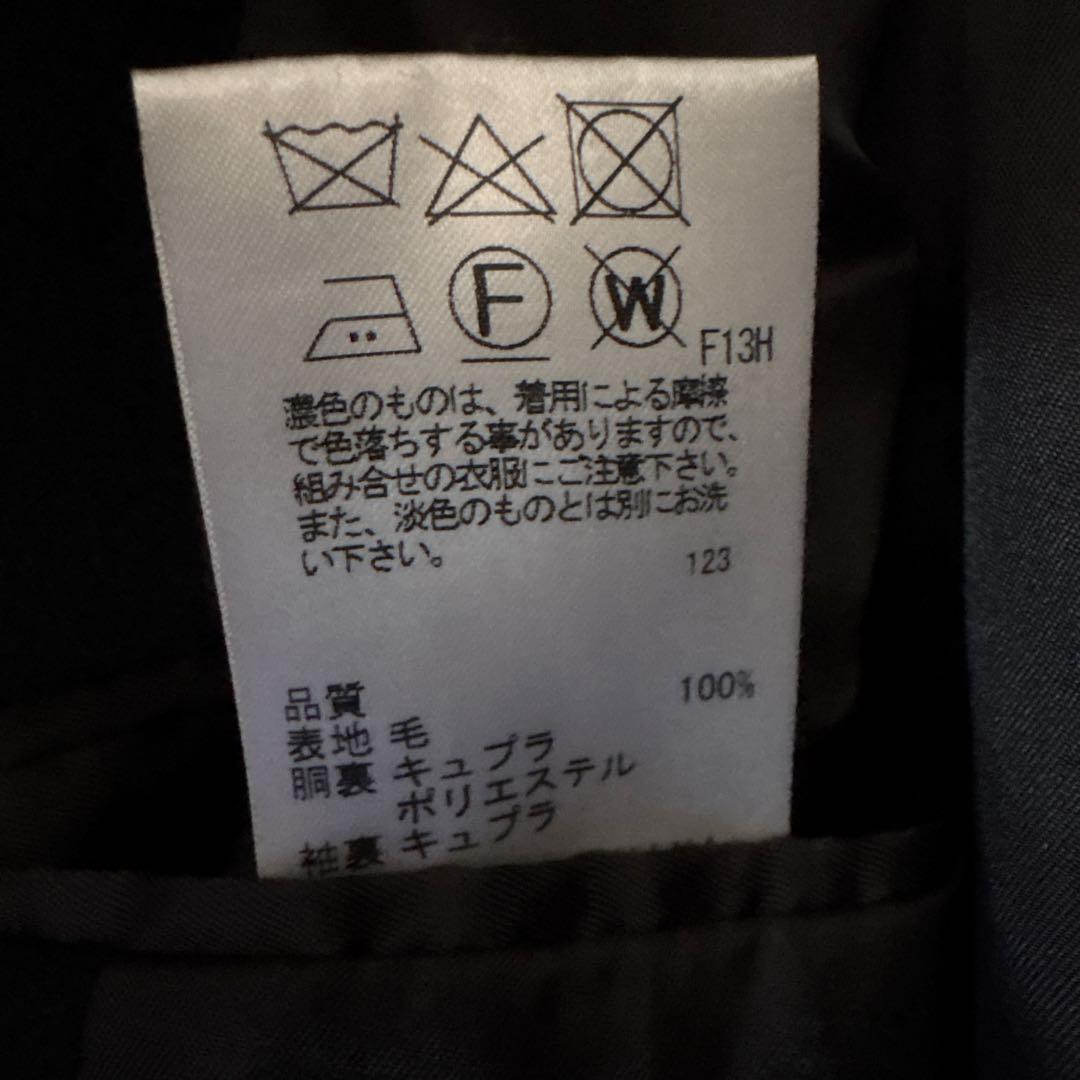 CK   ブラック ダブルブレストコート