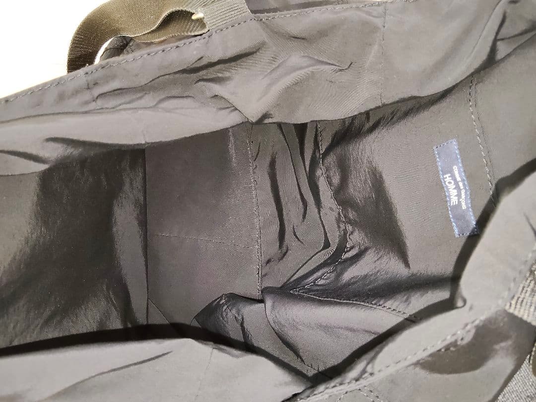 コムデギャルソン　コットンナイロン　2wayショルダーバッグ