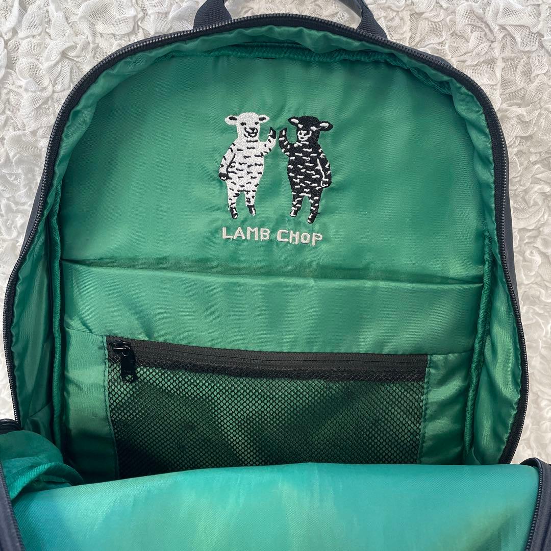 graniph ラムチョップ　無重力リュック AGS機能　子羊　刺繍　ブラック