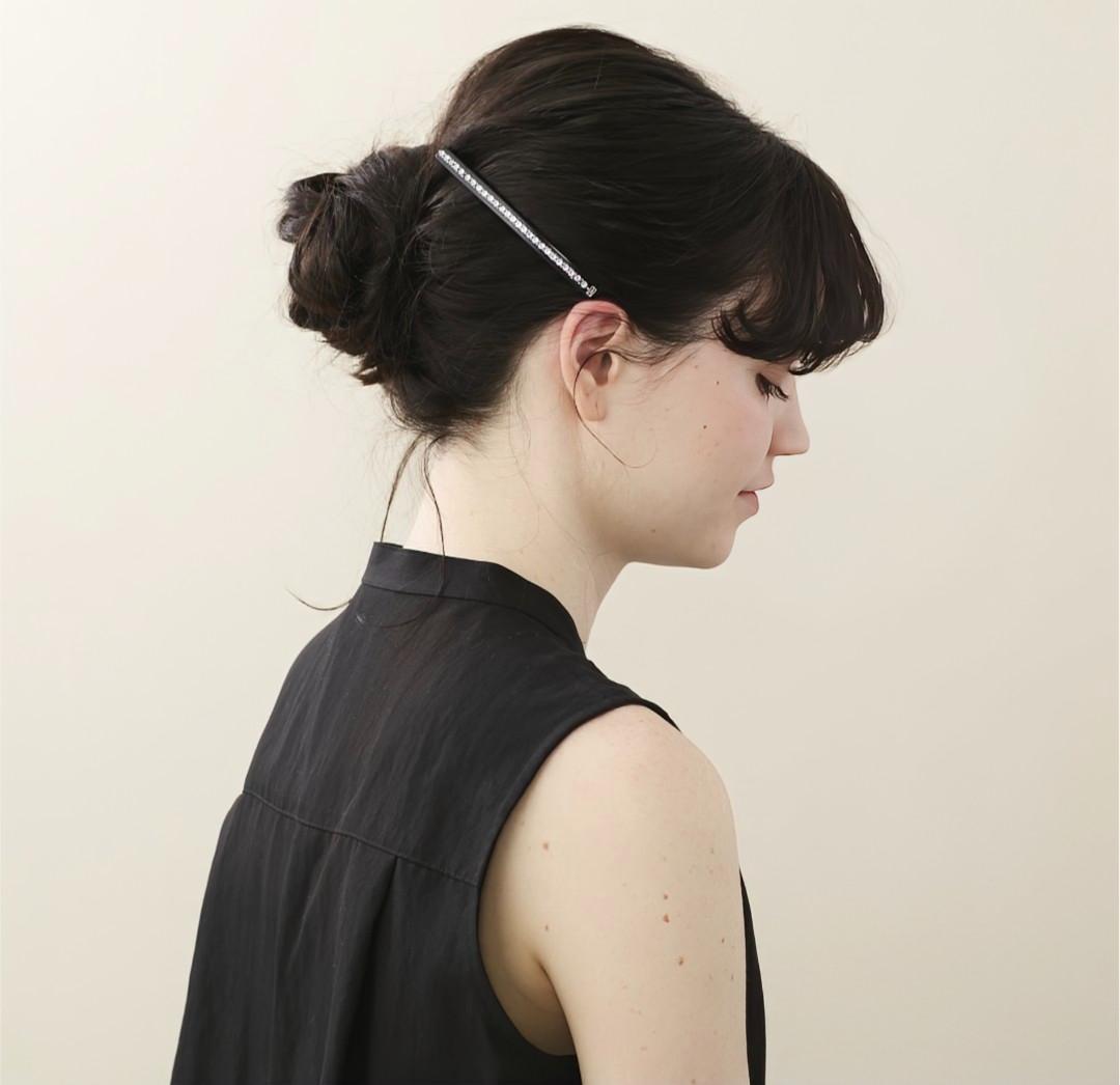 アレクサンドルドゥパリ 2点セット バレッタ スワロフスキー