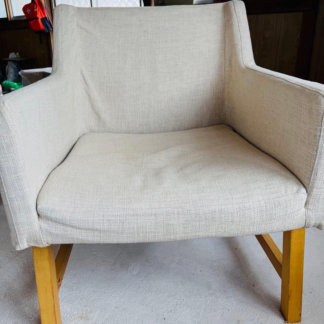 美品★ACTUS アクタス　ダイニングチェア　1人用ソファ