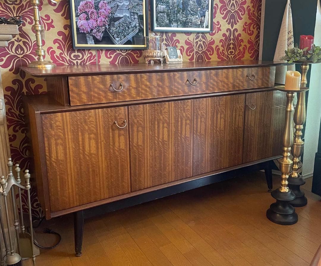 ローキャビネット G-PLAN Tola&Black ジープラン サイドボード