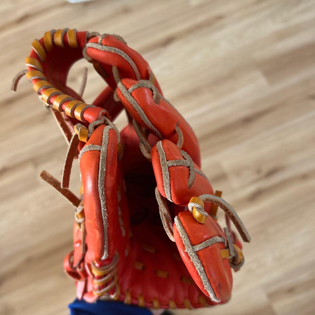 新*久様 アシックス　ゴールドステージ  ROAD 軟式グローブ 内野