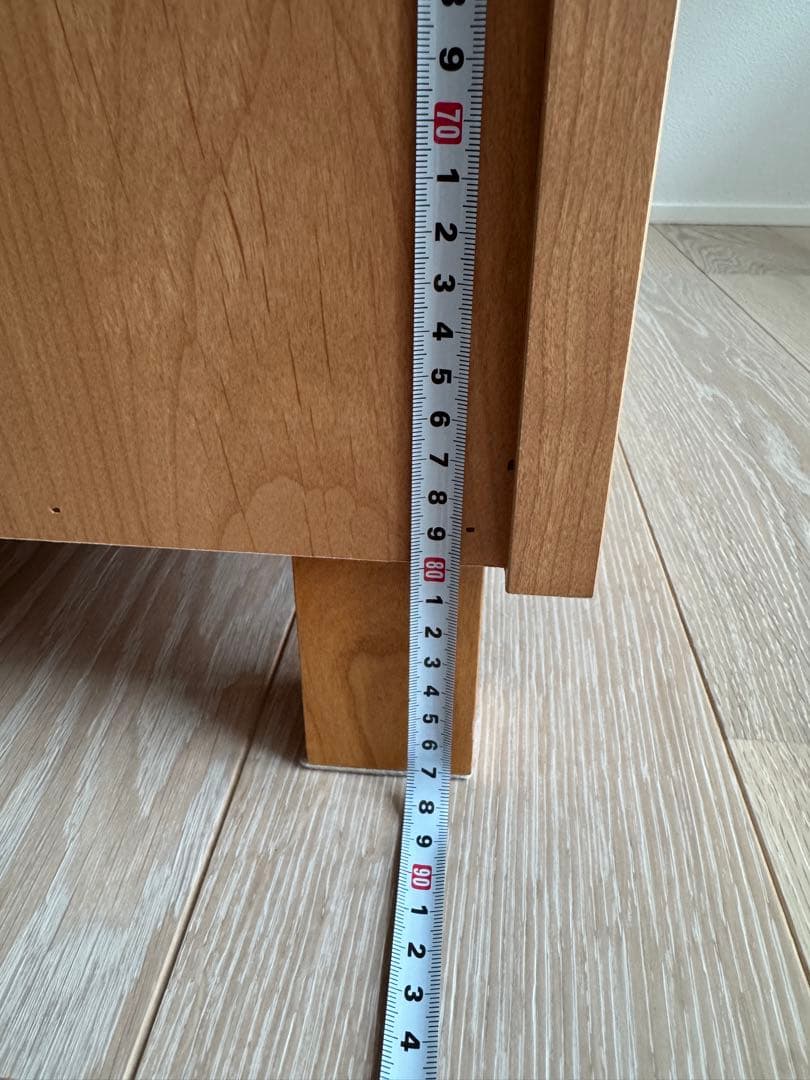 りんさま専用です⭐︎美品　ベルメゾン　ナチュラルウッド 食器棚 ガラス扉付き