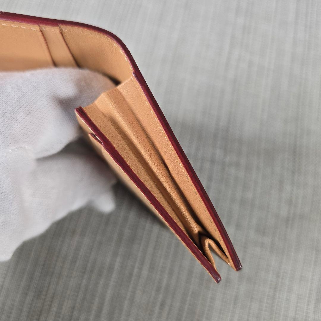 超美品　GANZO　CORDOVAN 　コードバン　 通しマチ　名刺入れ