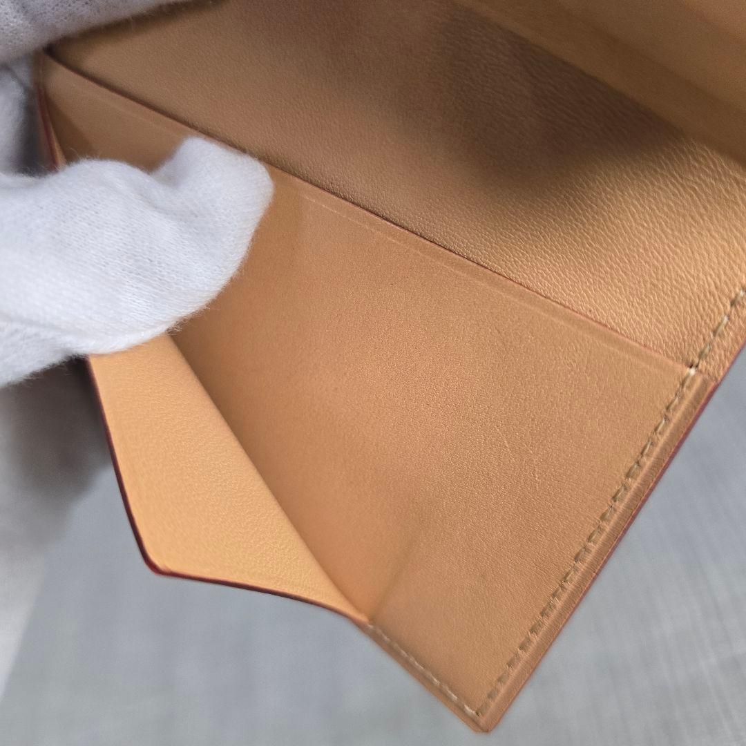 超美品　GANZO　CORDOVAN 　コードバン　 通しマチ　名刺入れ