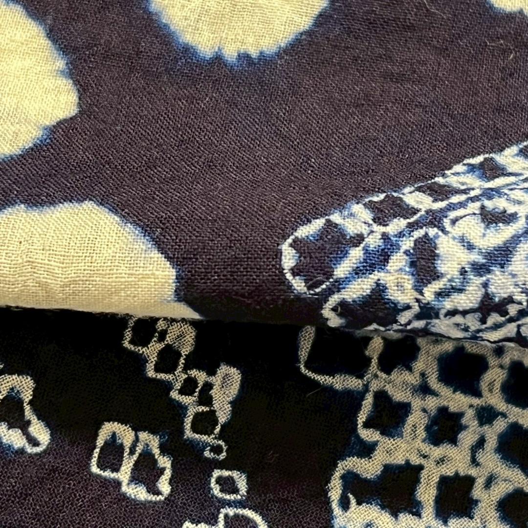 KL3183 有松鳴海絞り 浴衣 身丈154.5cm 夏着物 木綿