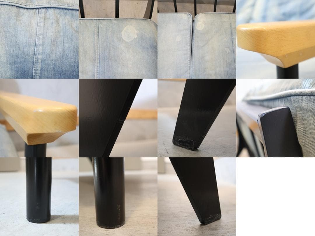 WTW ダブルティー TISMO デニム 2人掛けソファ ラブソファ 西海岸風