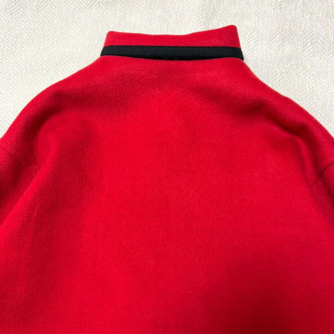 専用　BURBERRY バーバリー カシミヤ ウール ノバチェック コート 赤