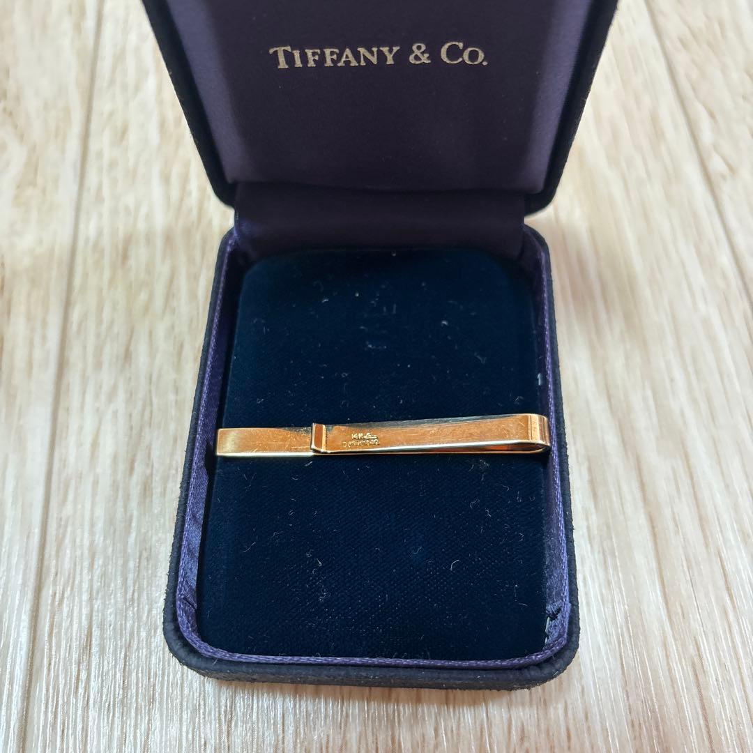 Tiffany & Co. 14Kネクタイピン　ケース付き　5g