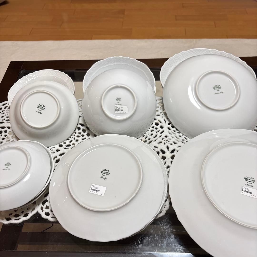 ユナノリ　リチャードジノリ ベッキオホワイト　ボウル他