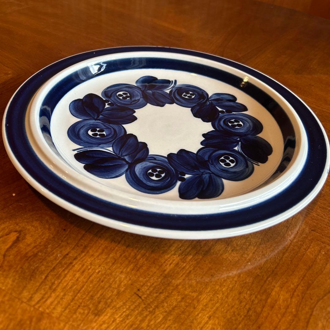 美品◆フィンランド　アラビア アネモネシリーズ　33cmプレート　アンティーク