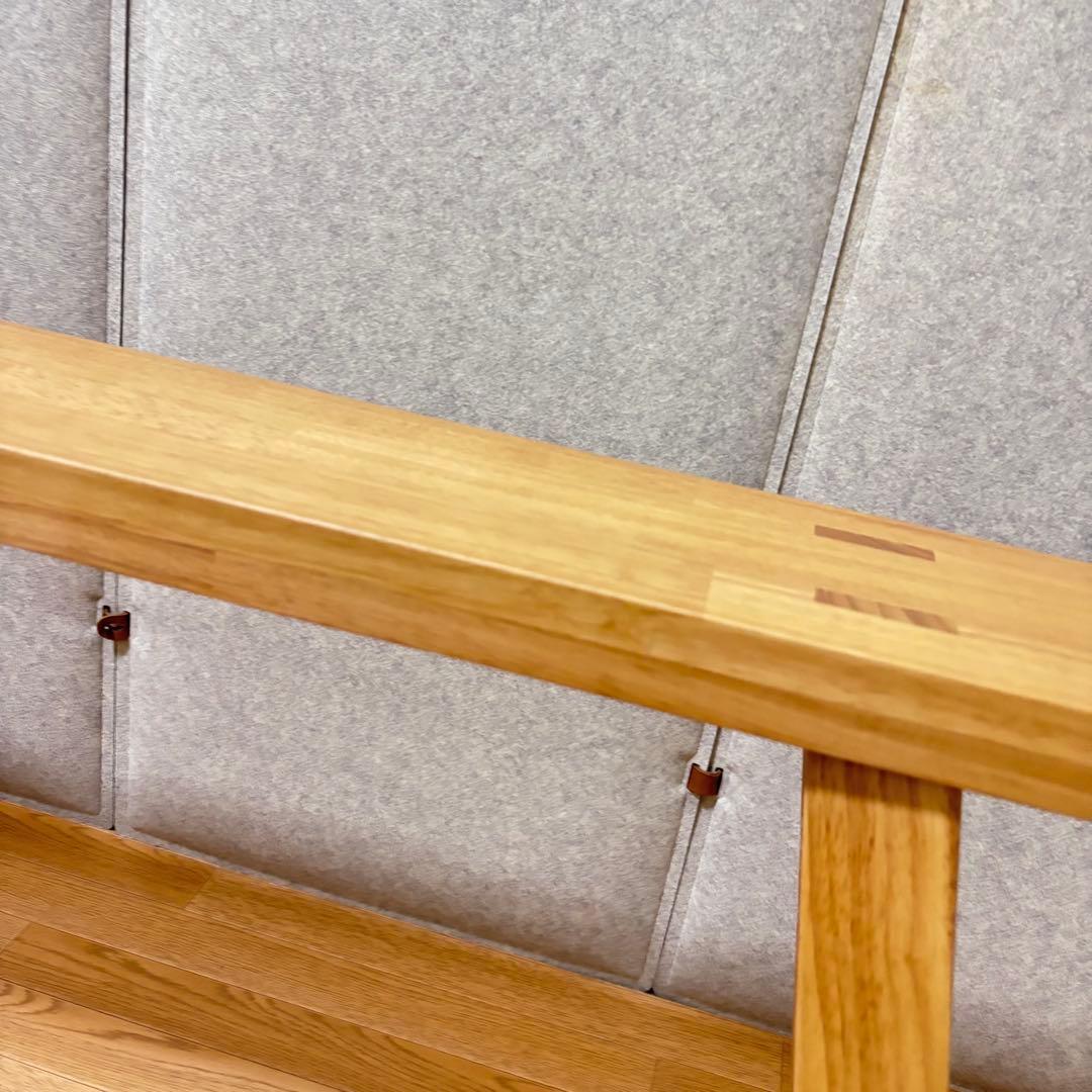 ■【綺麗】 スツール 無印 木製ベンチ 大 MUJI