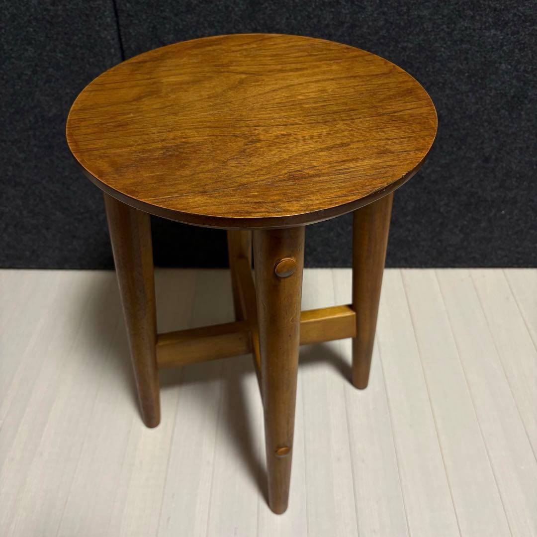 emo エモ ドレッサー 鏡台 スツール 丸椅子 化粧台 コンパクト　天然木