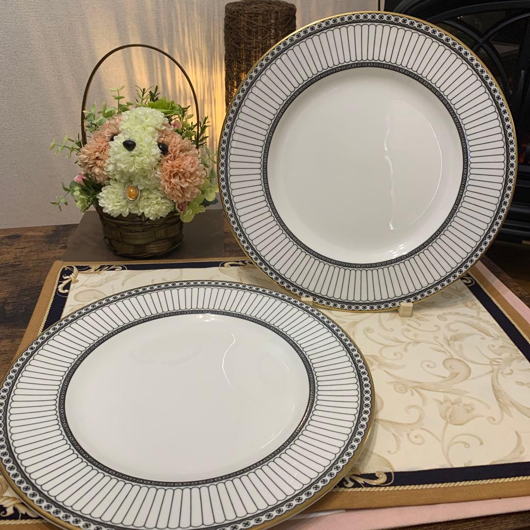 ウェッジウッド コロネード　ユーランダー　27cmディナープレート　大皿2枚