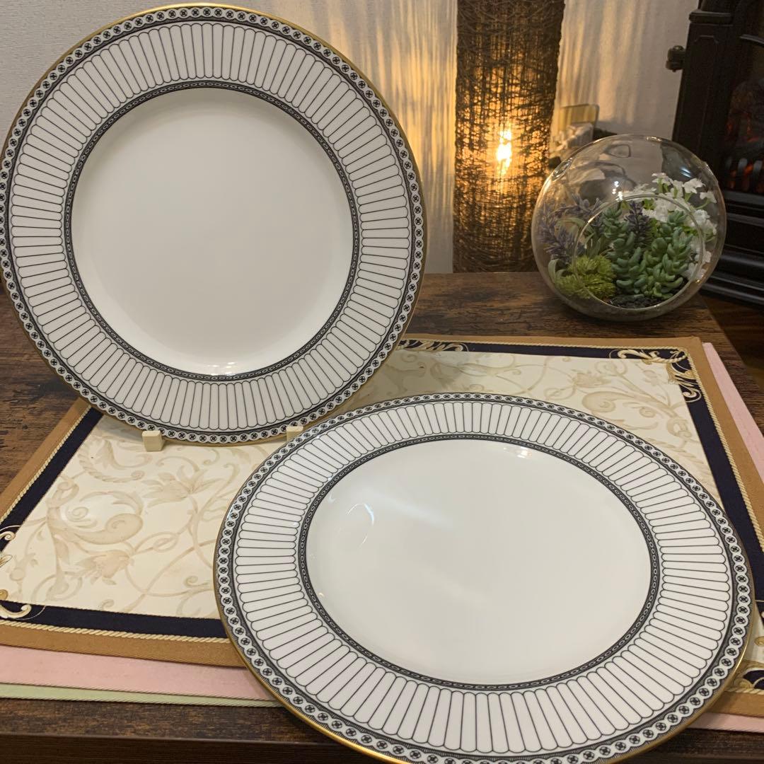 ウェッジウッド コロネード　ユーランダー　27cmディナープレート　大皿2枚