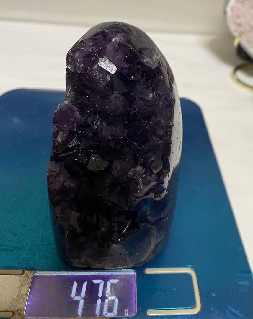 高品質アメジストドーム 浄化 幸運 魔除 パワーストーン 紫水晶 クリスタル