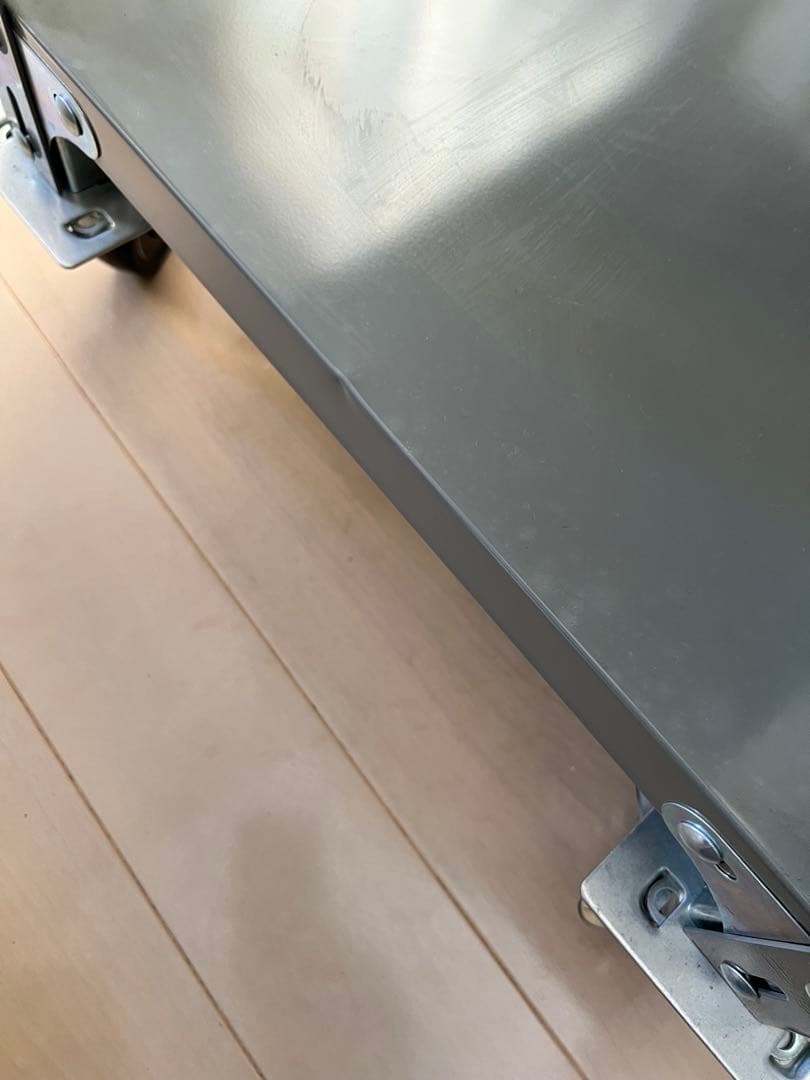 工業用 スチール シェルフ スリム(W610) 4段 D450 d&d 無印