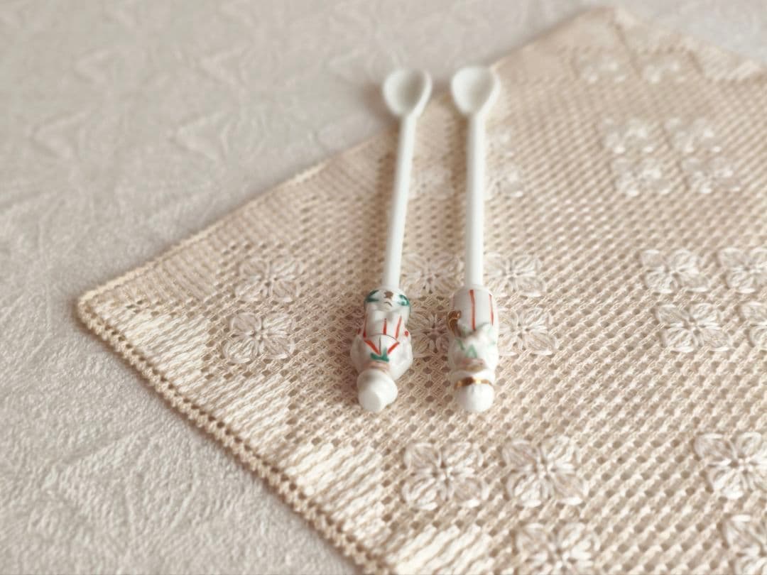 【meryukiさま】vintage spoon ❀ 女の子の マドラースプーン