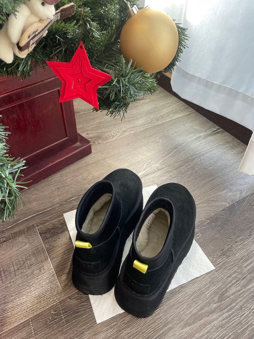 お値下げしました　UGG クラシックミニディッパー ブラック 22cm 厚底