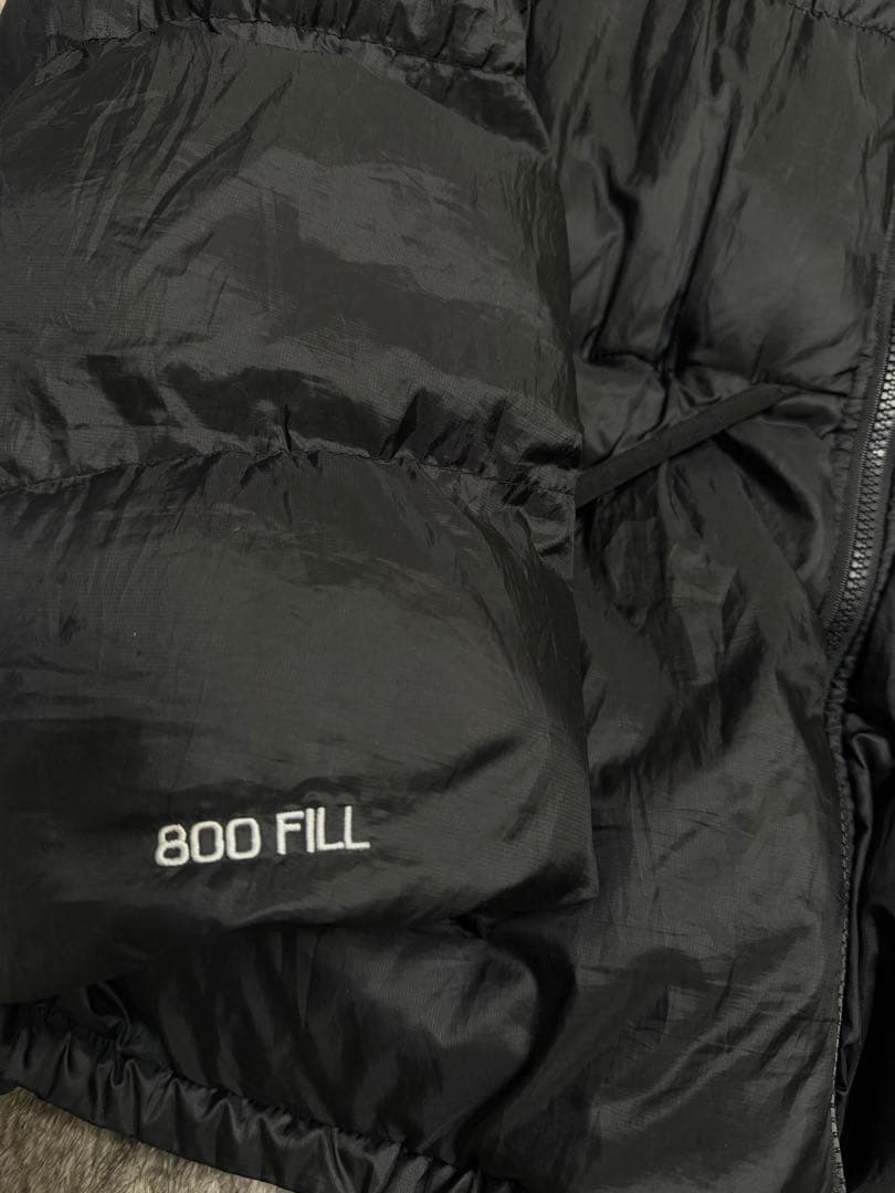 ステューシーブラックピンクダウン正規品800FILL