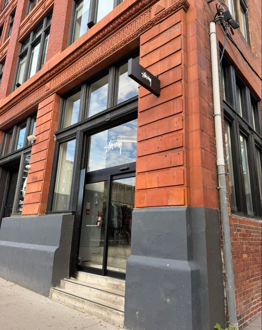 ステューシーブラックピンクダウン正規品800FILL