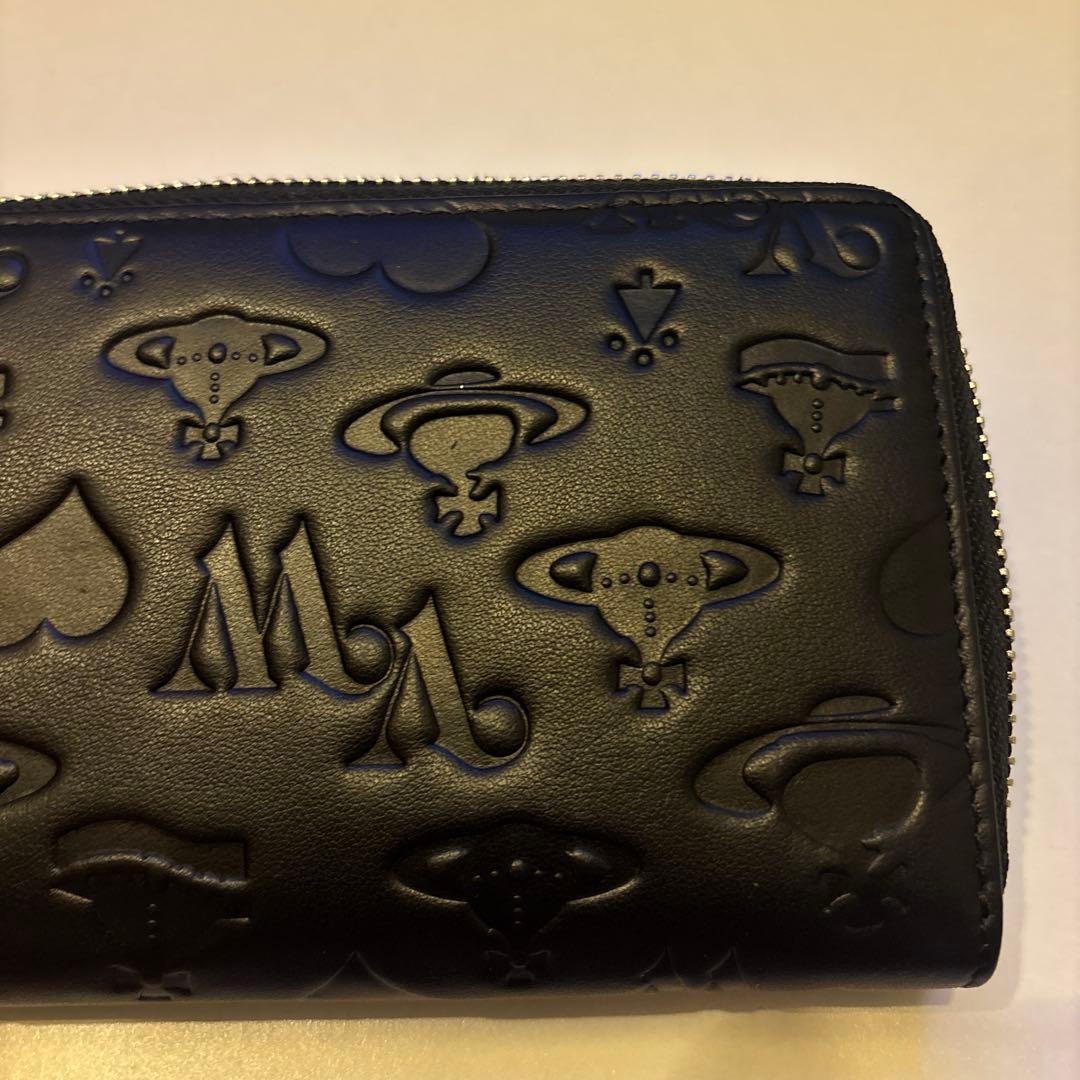 【超美品】Vivienne Westwood 長財布 マット 黒