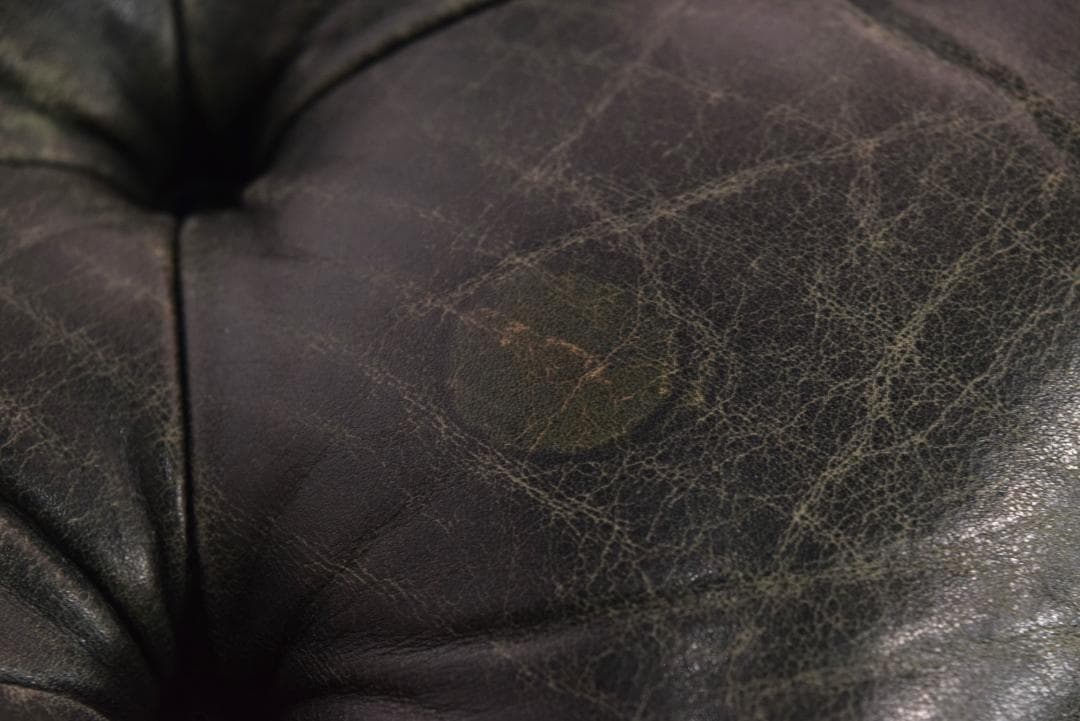 VARO,S.A. VALENTI/バロッサバレンティ 総本革スツールオットマン